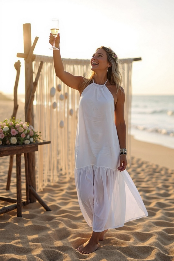 Vestido frente única Cahuita