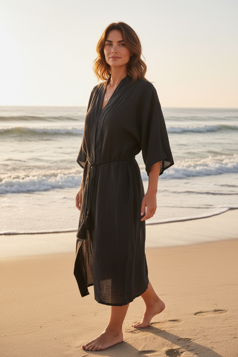 Kimono - Saída de praia Barra do Sahy - Basic Beach - foto 9