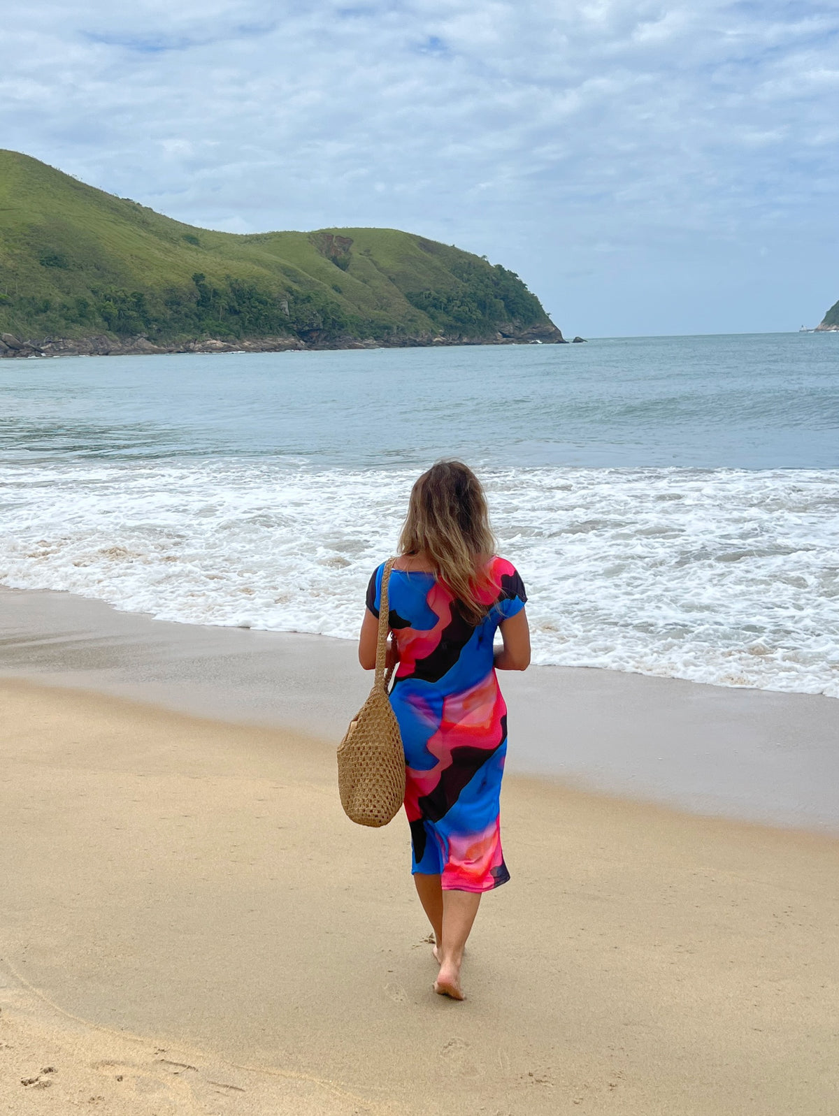 Vestido midi em tule - Basic Beach - foto 2