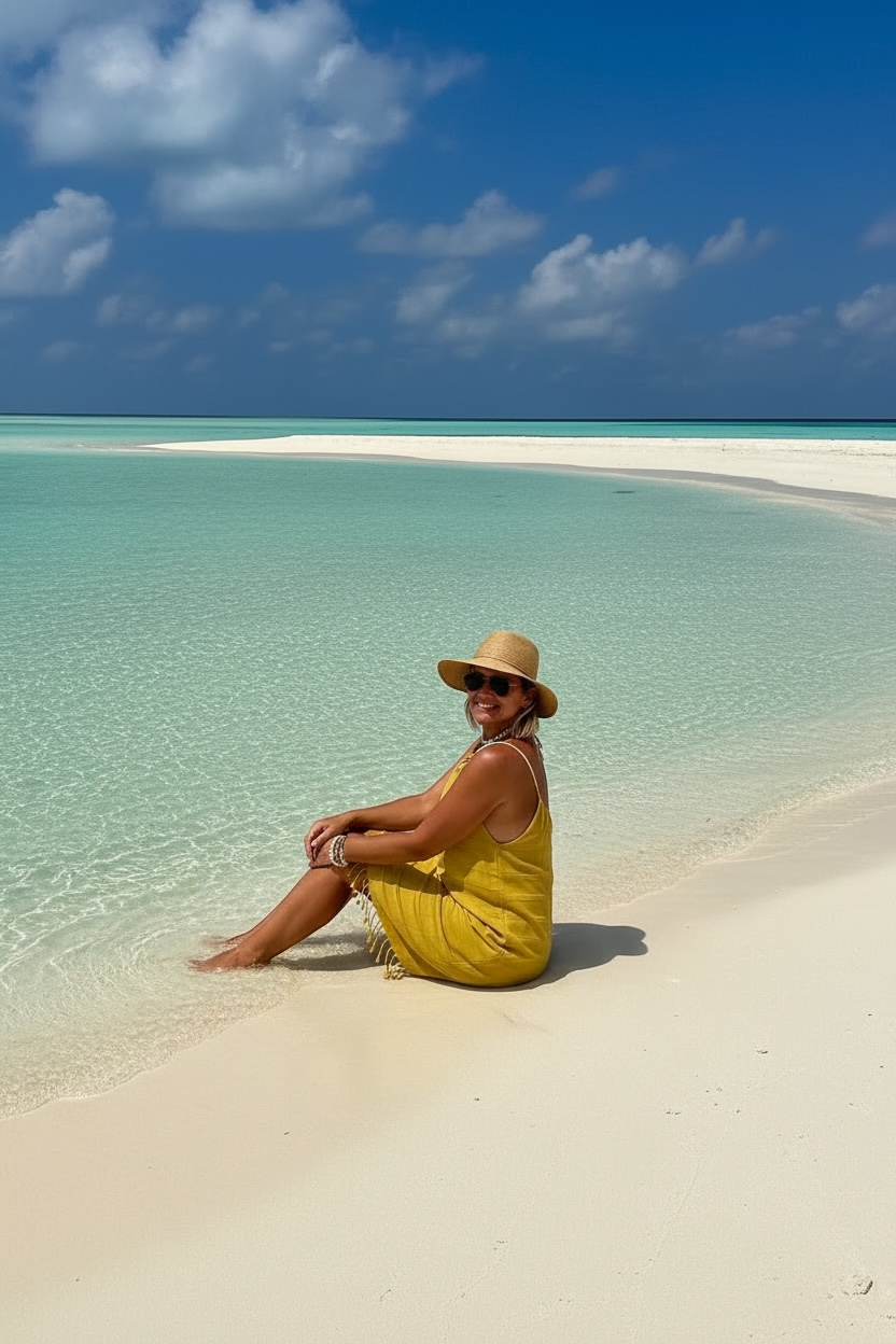 Saída de praia em algodão orgânico Polinésia - Basic Beach - foto 5