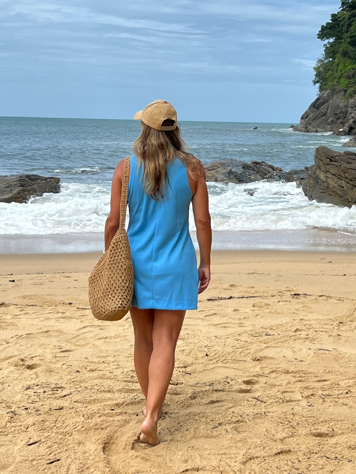 Vestido regata curto tricot - Basic Beach - foto 5