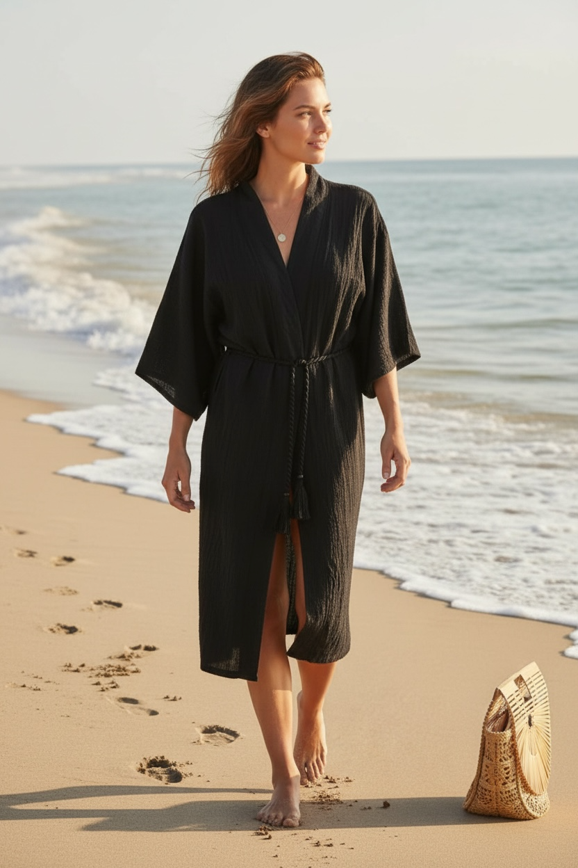 Kimono - Saída de praia Barra do Sahy - Basic Beach - foto 14