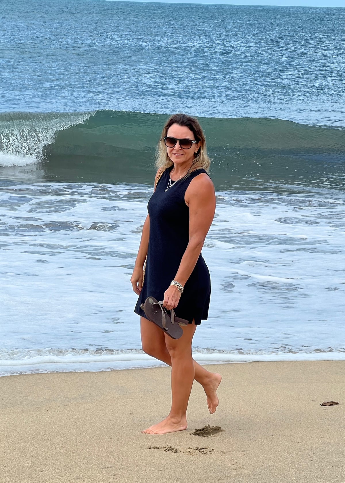 Vestido regata curto tricot - Basic Beach - foto 3