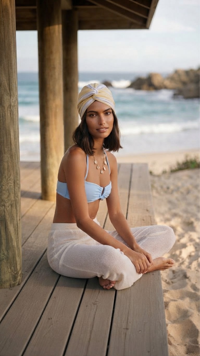 Calça tricot - Basic Beach - foto 22