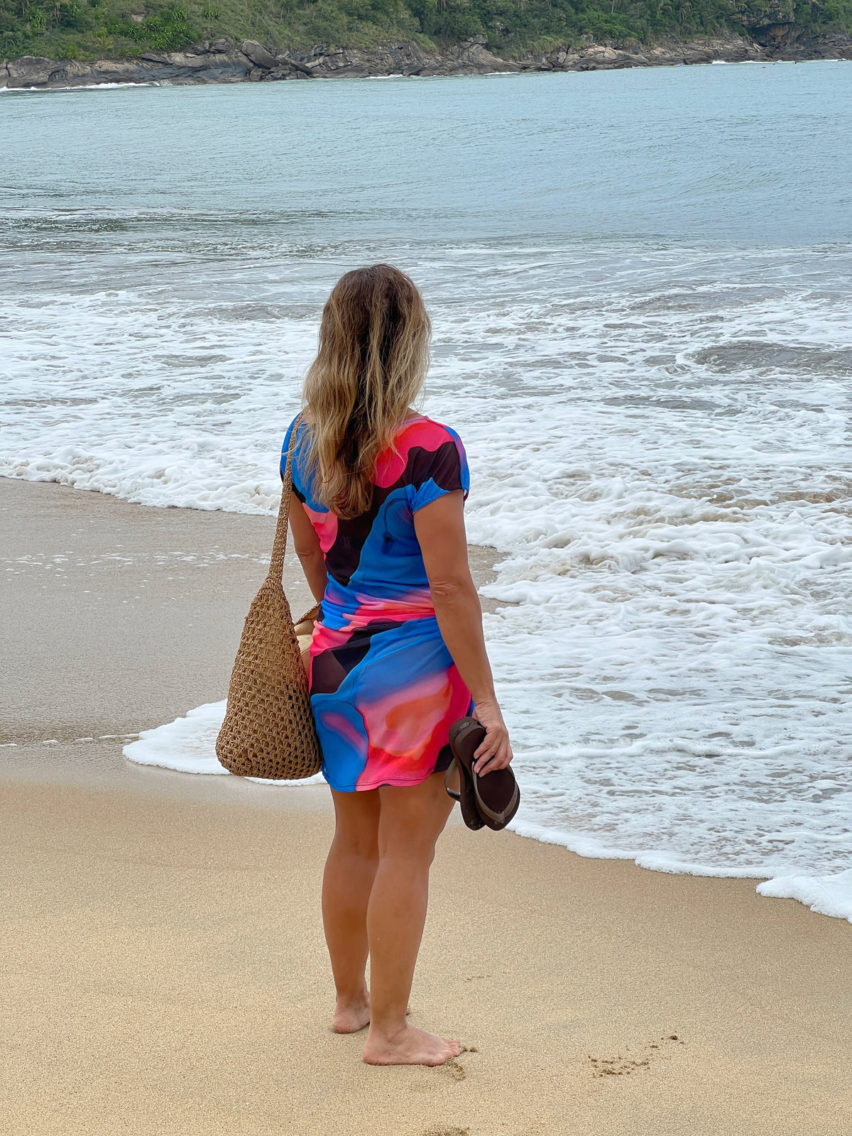 Vestido midi em tule - Basic Beach - foto 5