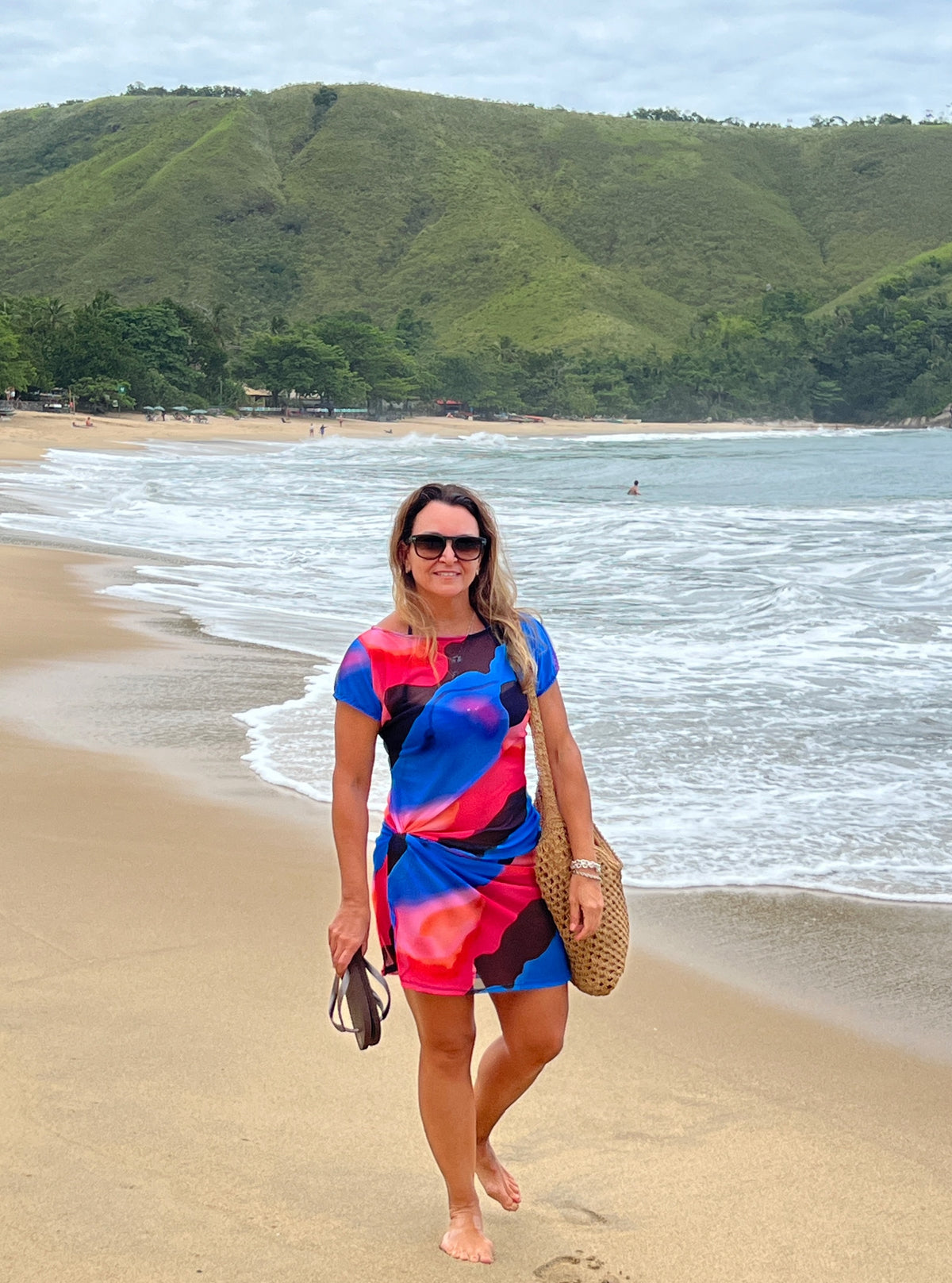 Vestido midi em tule - Basic Beach - foto 4