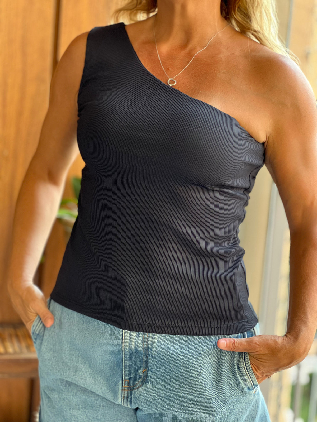 Blusa Ombro Só canelada - Basic Beach - foto 4
