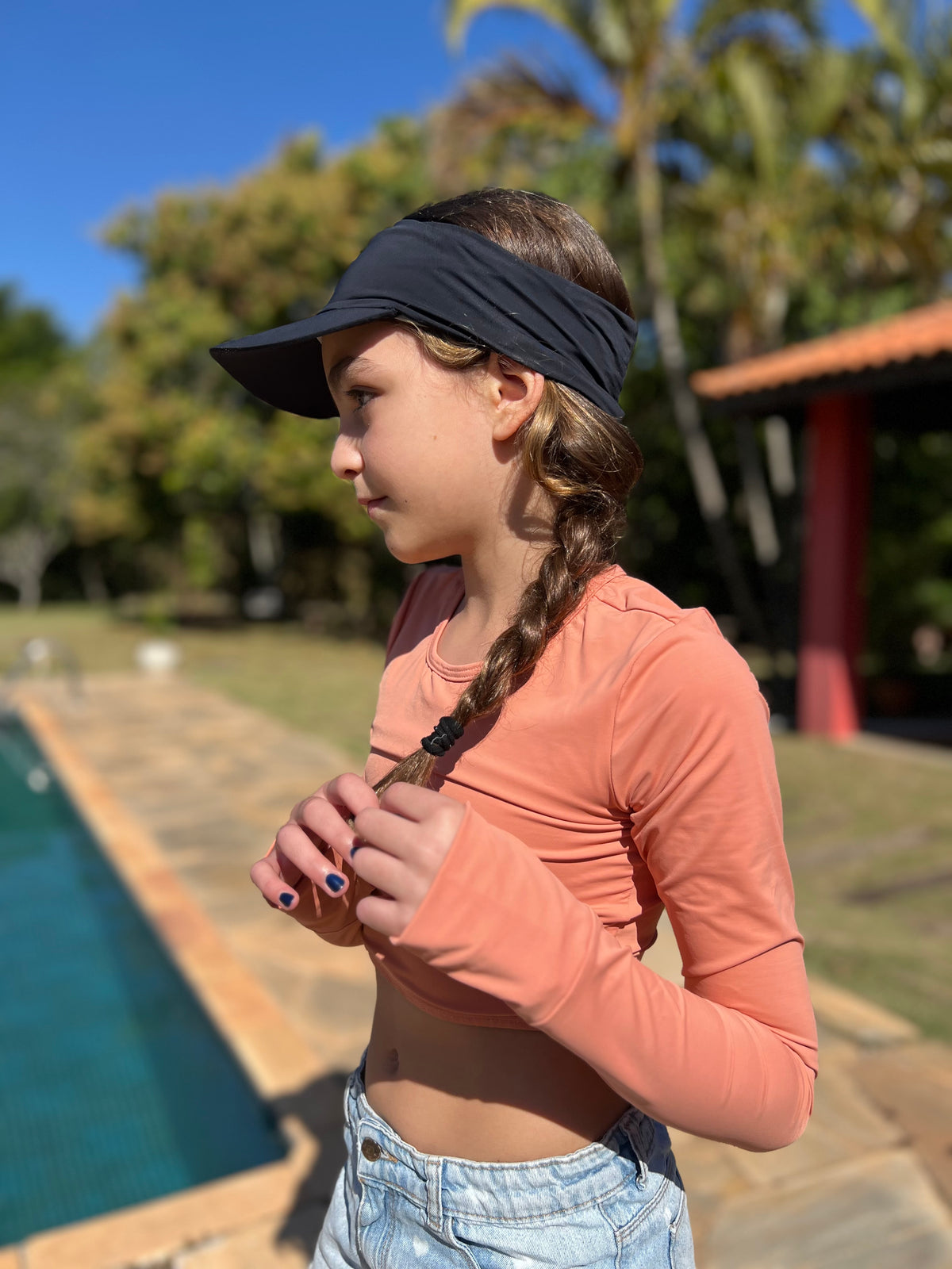 Cropped Infantil Dedeira liso - Basic Beach - foto 5