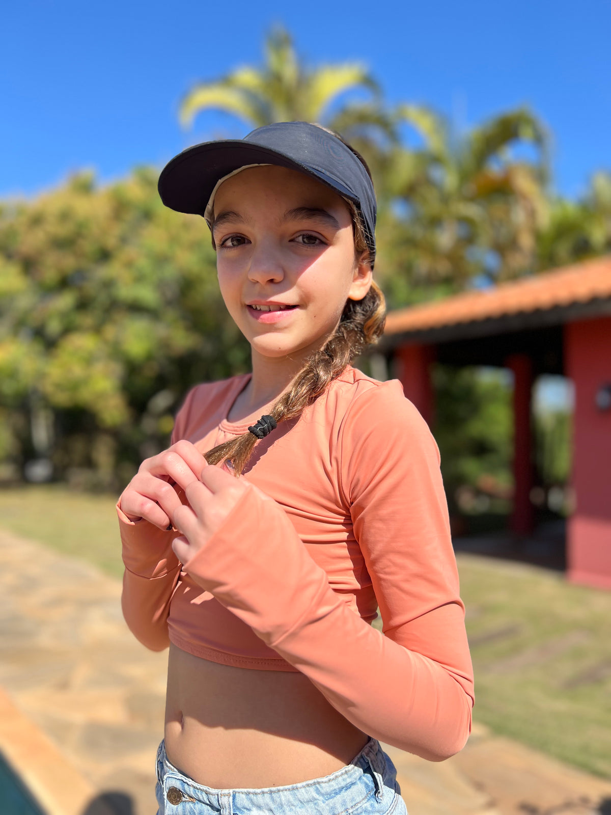 Cropped Infantil Dedeira liso - Basic Beach - foto 4