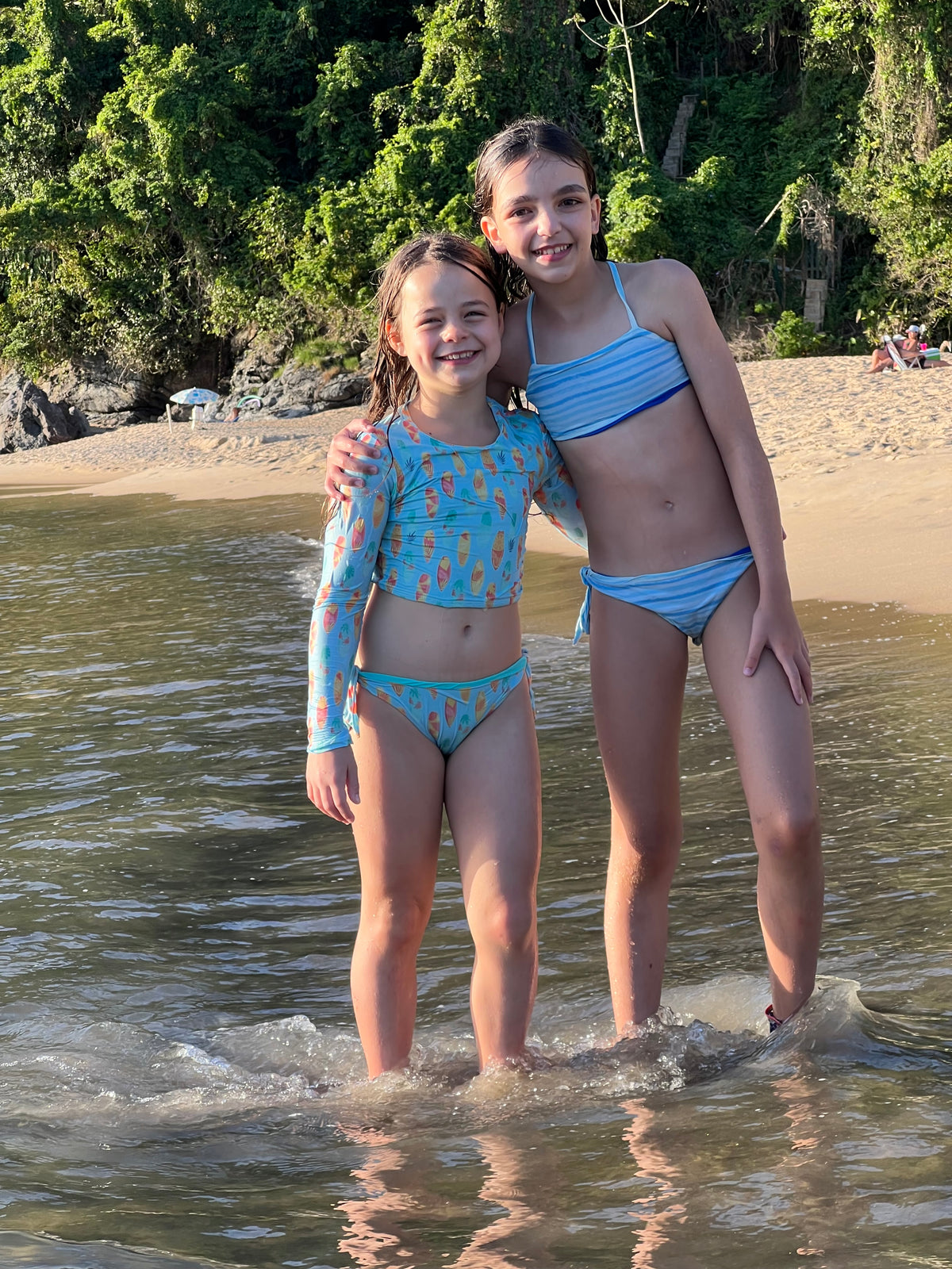 Cropped Infantil manga longa estampado UV50+ - Basic Beach - foto 8