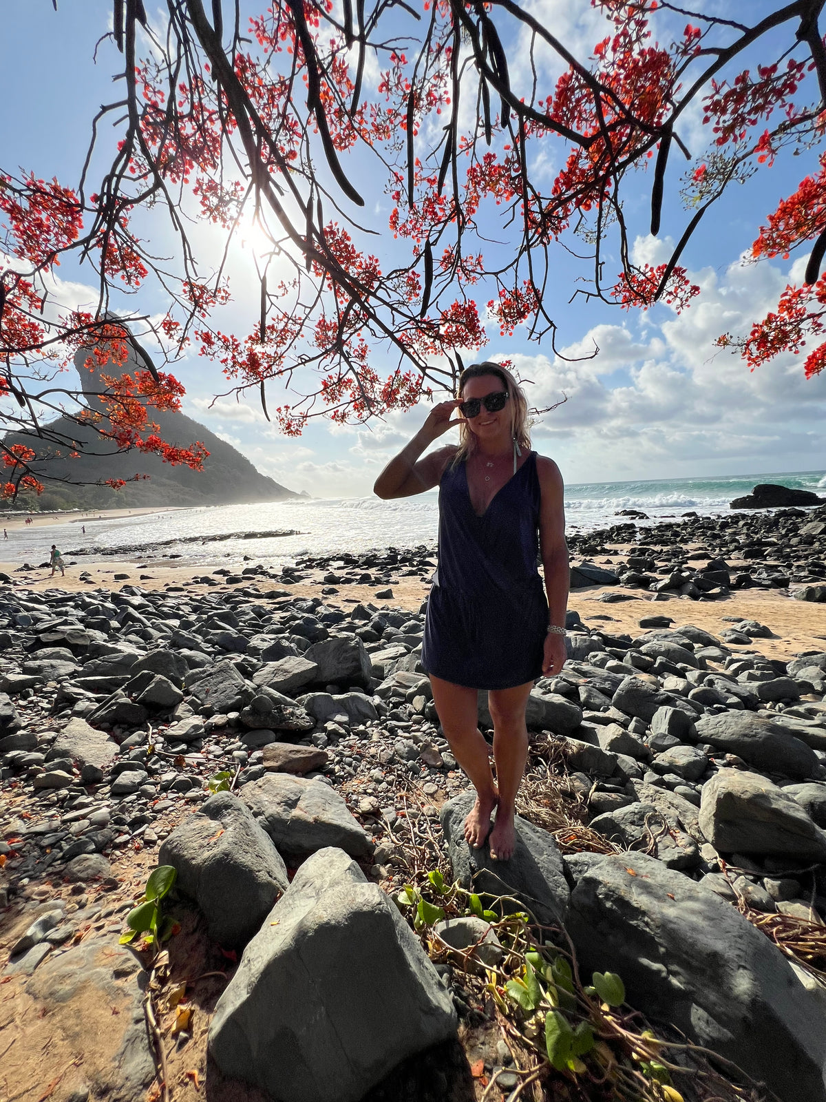 Saída de Praia decote transpassado Waimea - Basic Beach - foto 22