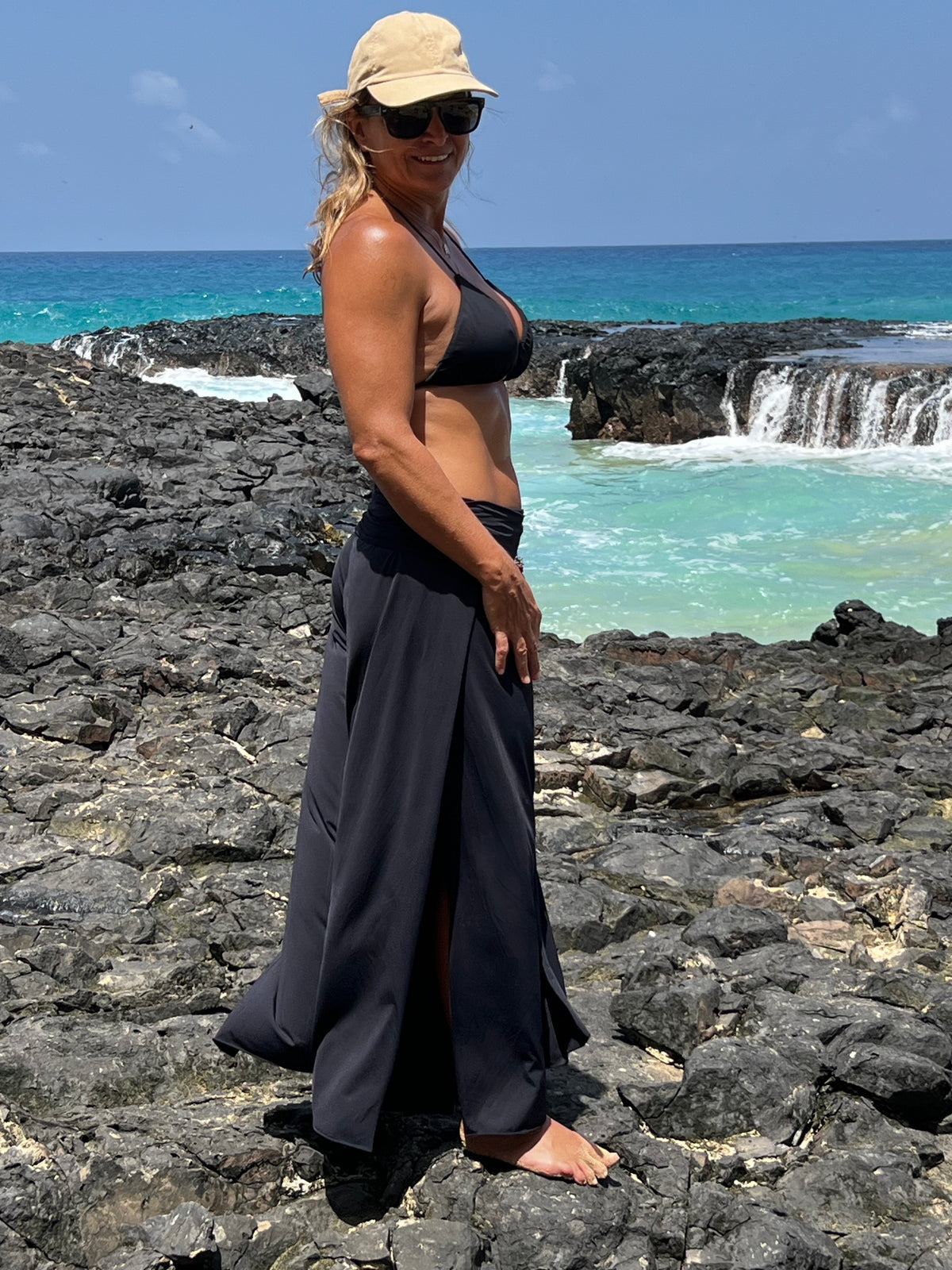 Calça Pantalona fendas Dhigurah - Basic Beach - foto 8
