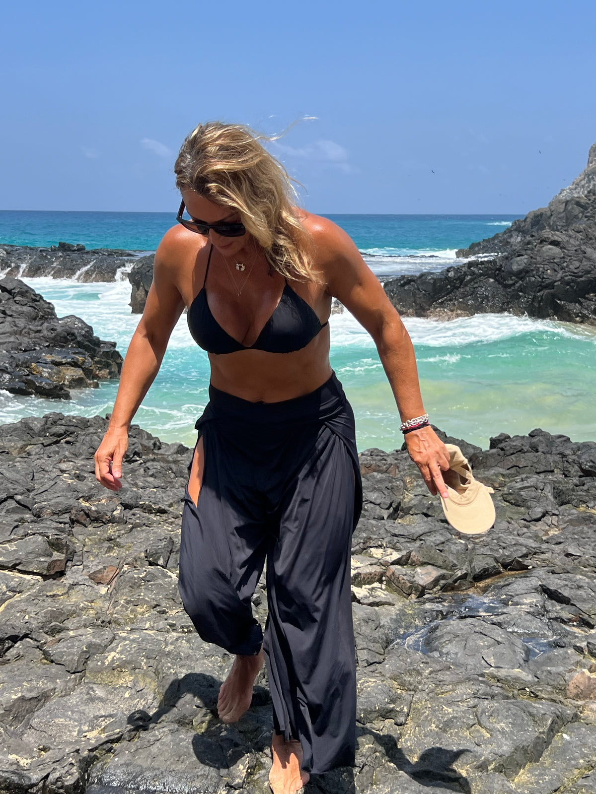 Calça Pantalona fendas Dhigurah - Basic Beach - foto 7