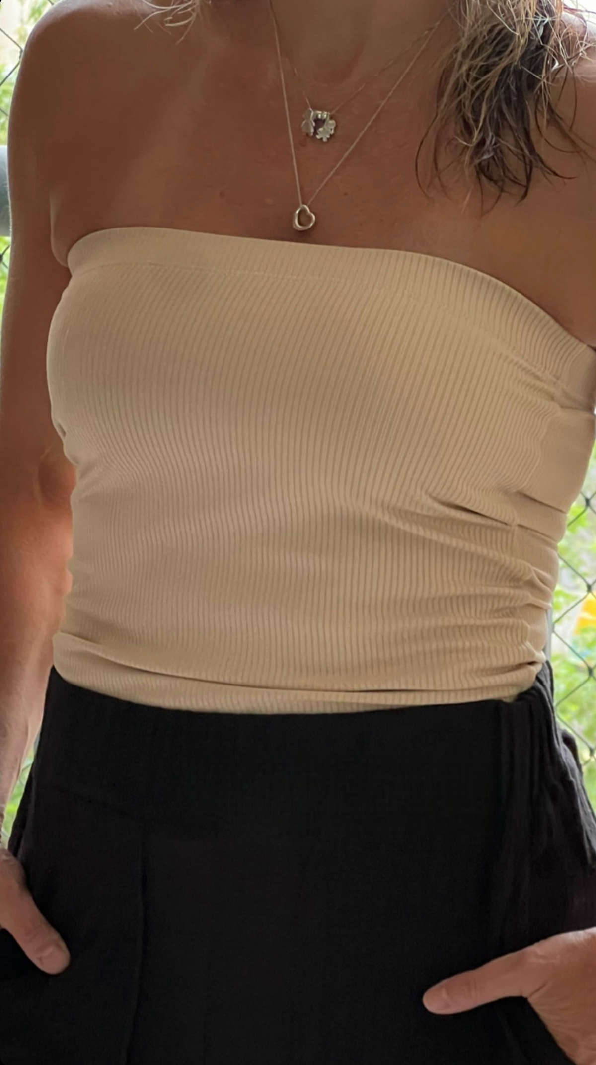 Blusa canelada tomara que caia - Basic Beach - foto 14