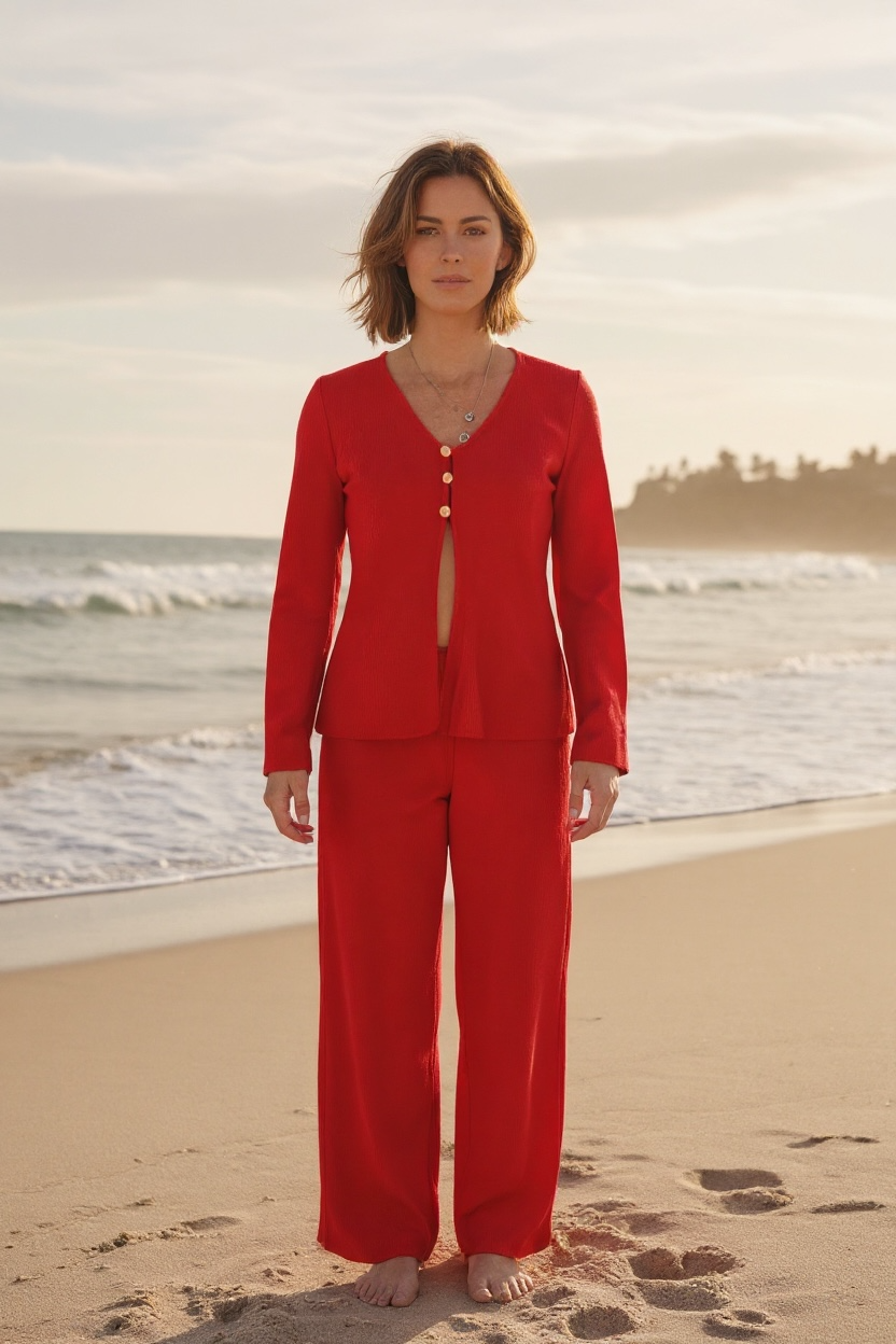 Calça tricot - Basic Beach - foto 11
