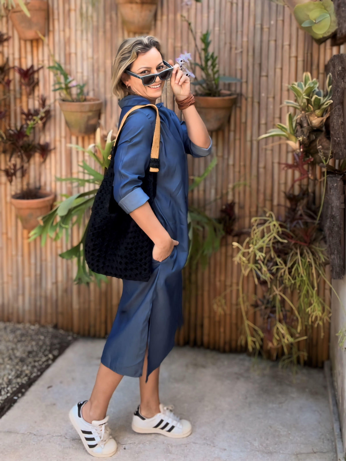 Vestido Camisa midi Capri - Basic Beach