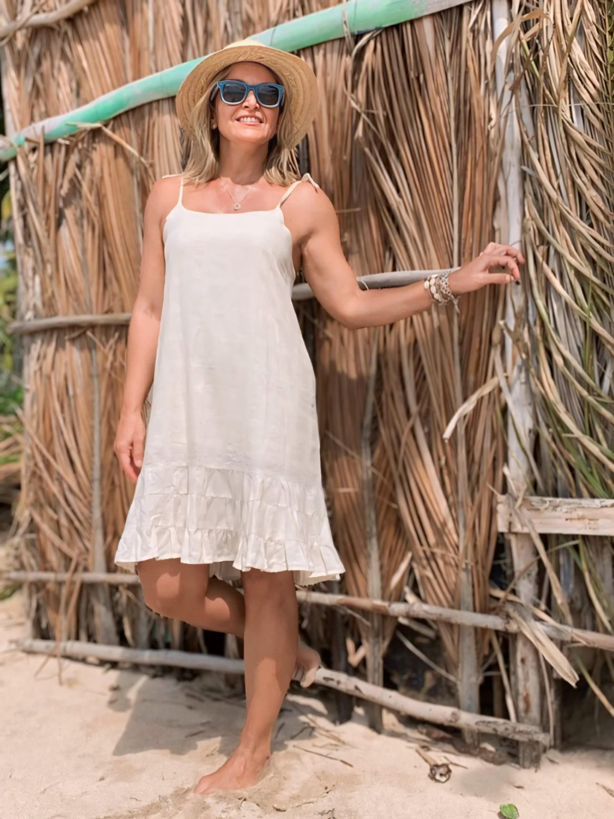 Vestido lacinho curto Trancoso - Basic Beach - foto 4