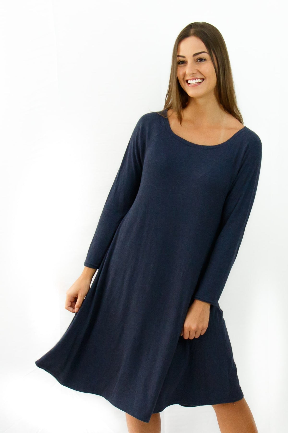 Vestido Canelado manga longa Praslin - Basic Beach - foto 2