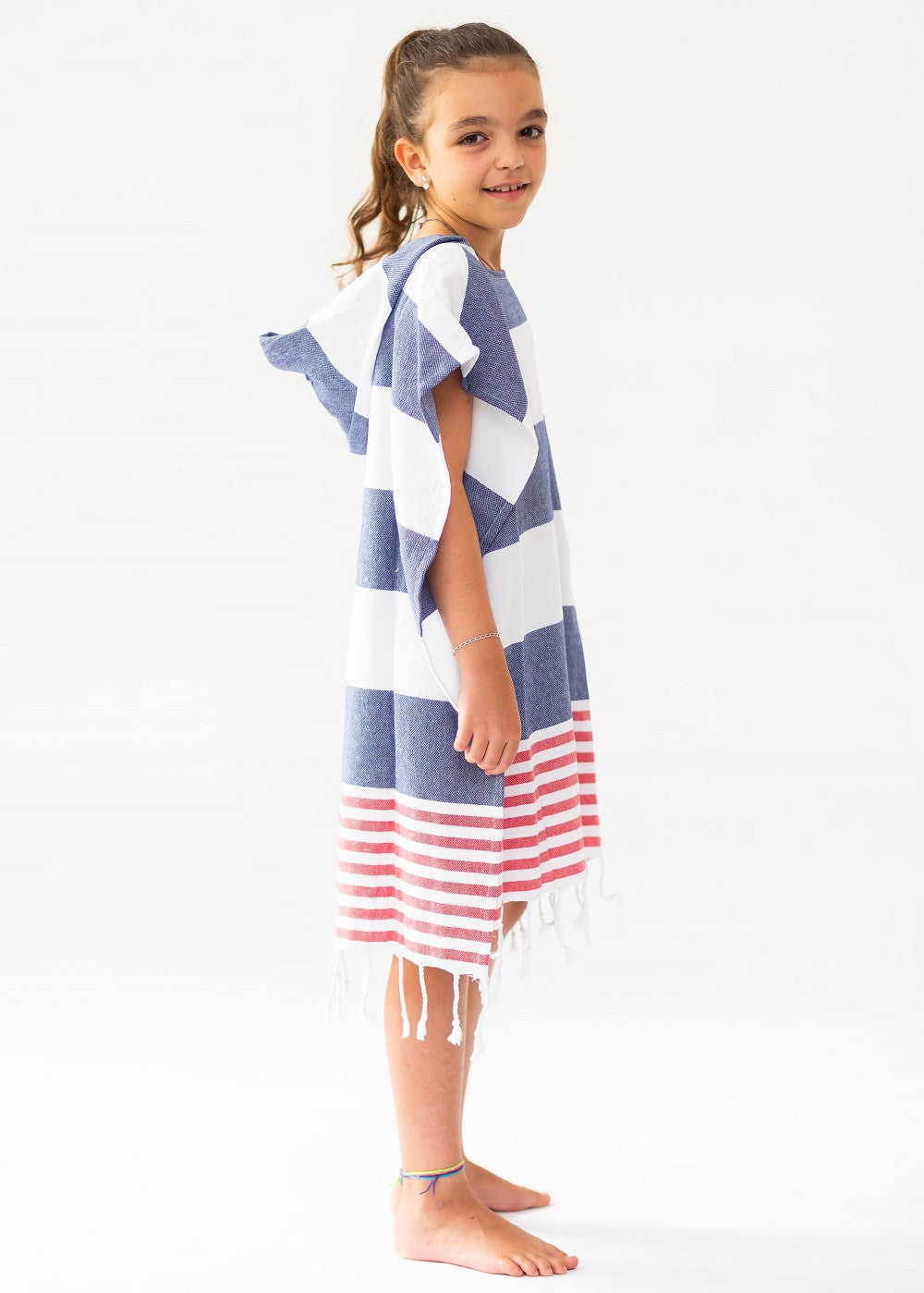 Poncho de praia infantil com capuz - UNISEX - Basic Beach - foto 4