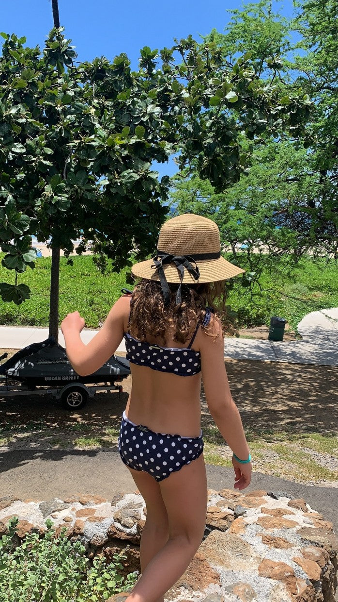Biquíni Infantil frufru Honolua Beach