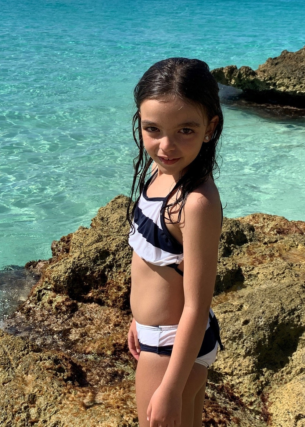 Biquíni Infantil Frente Única Shoal Bay - Basic Beach - foto 6