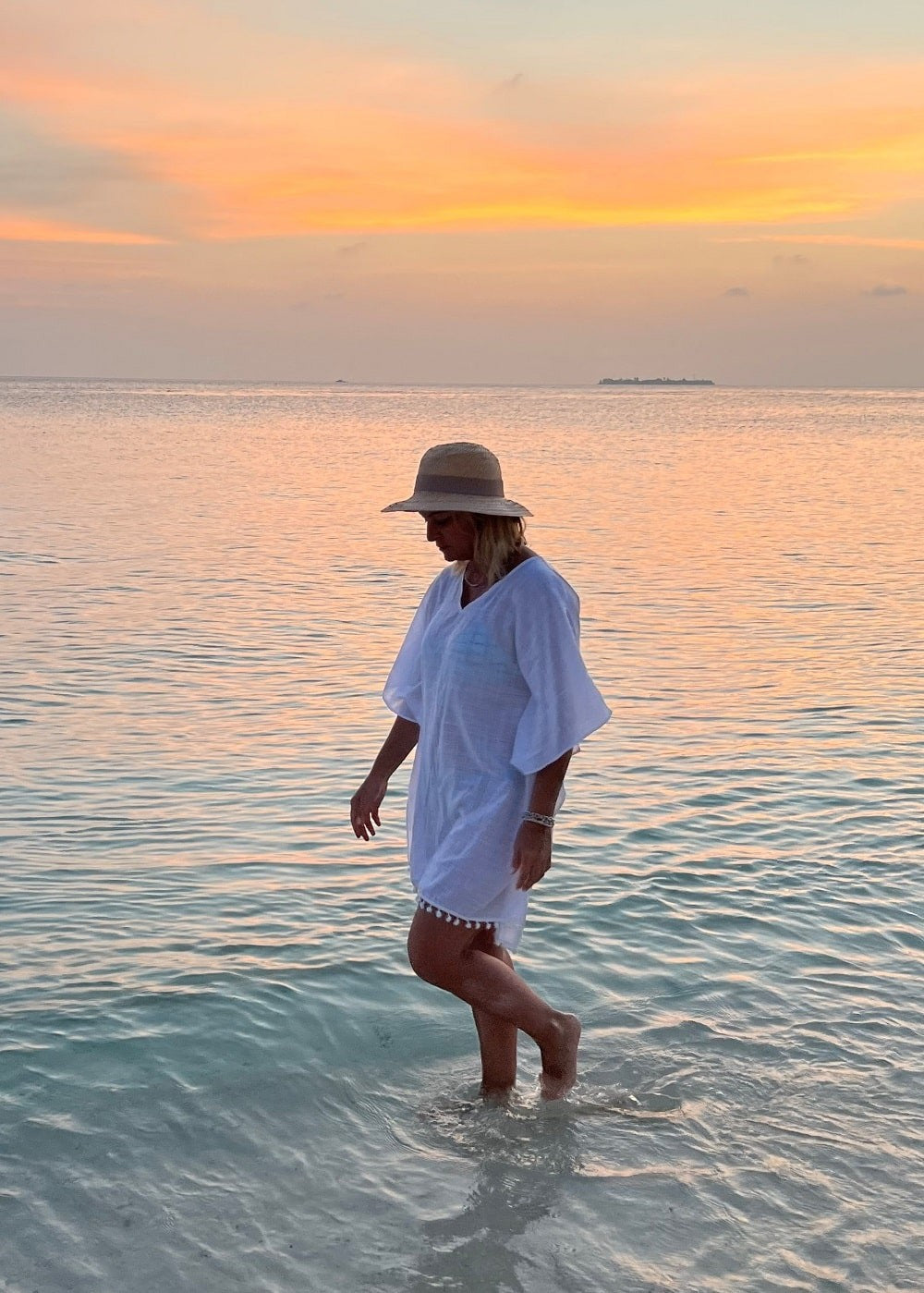 Kaftan com pompons - Saída de Praia Omadhoo - Basic Beach - foto 7