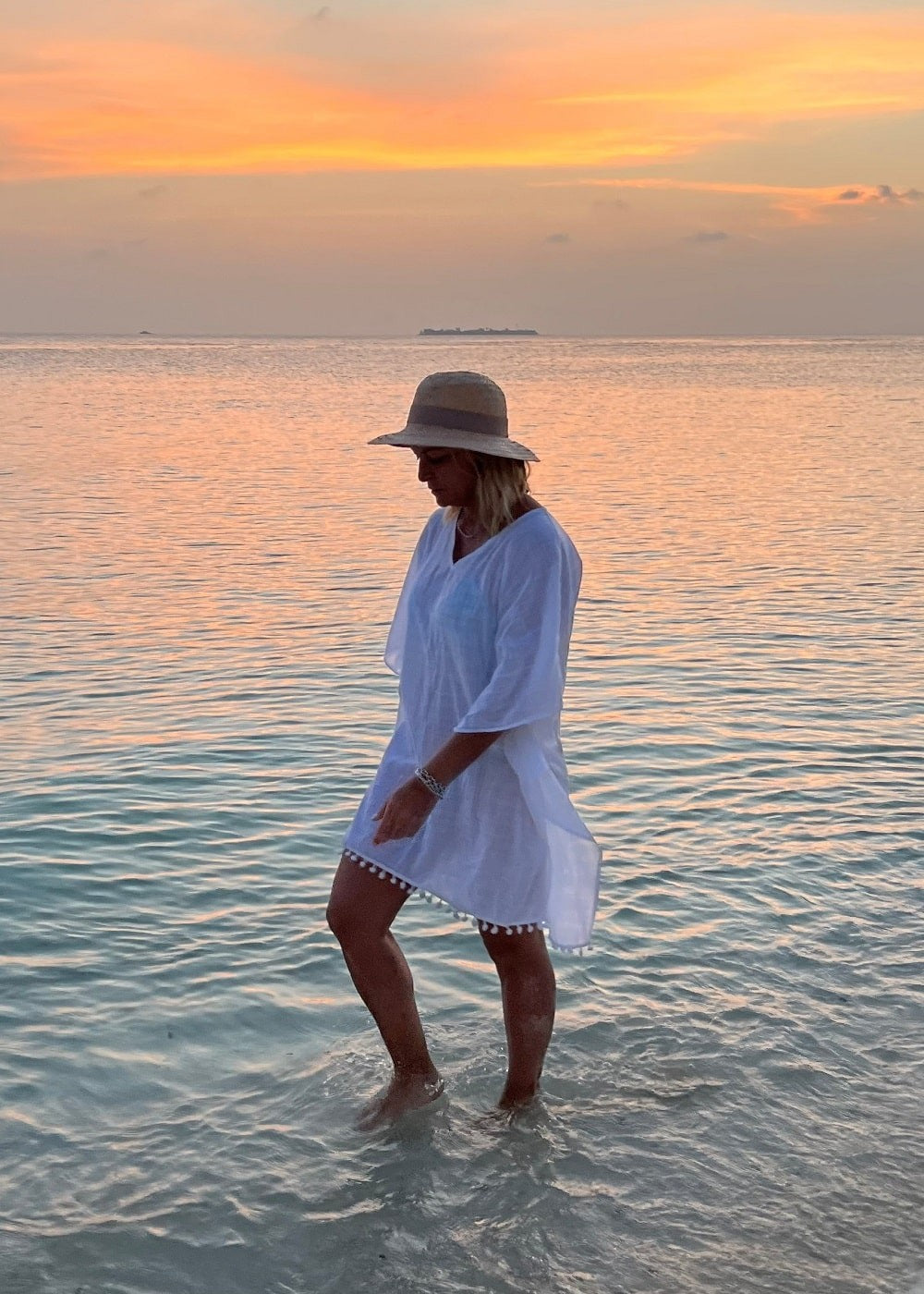 Kaftan com pompons - Saída de Praia Omadhoo - Basic Beach - foto 8