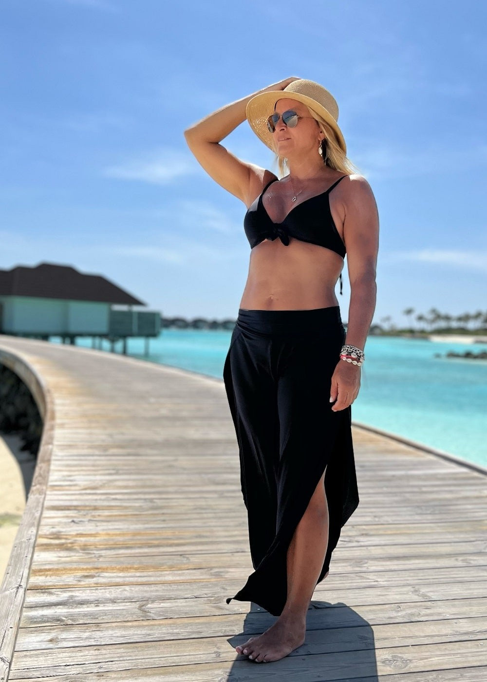 Calça Pantalona fendas Dhigurah - Basic Beach - foto 11
