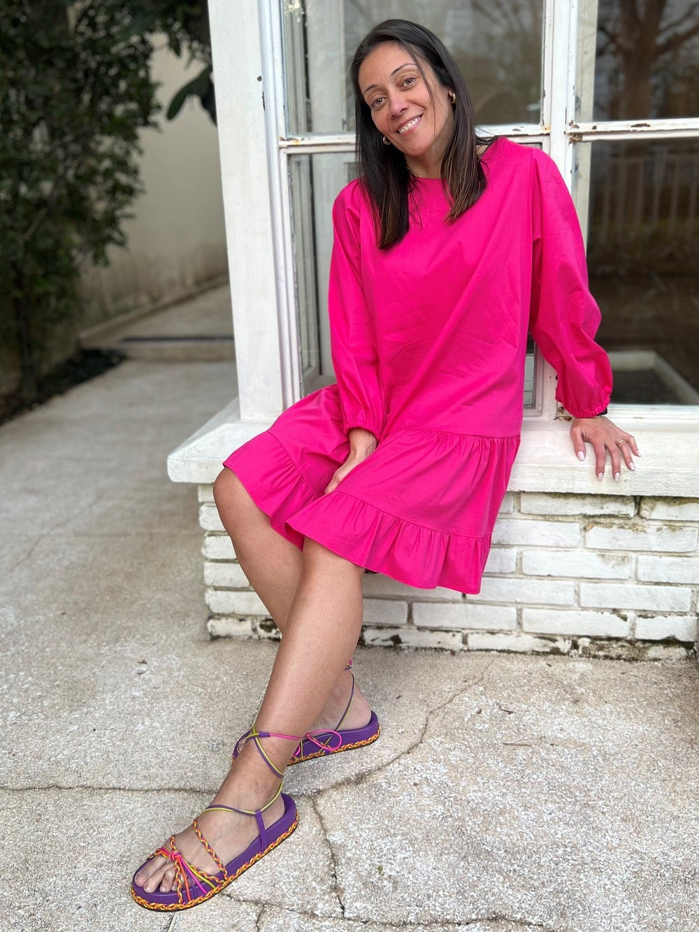 Vestido curto manga longa Bainema - Basic Beach - foto 3