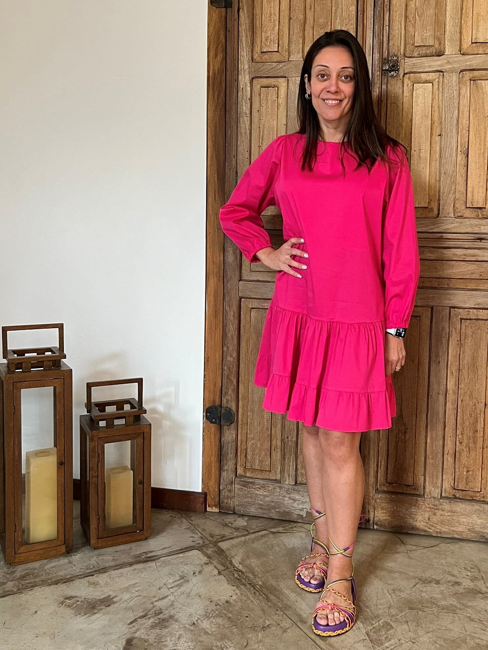 Vestido curto manga longa Bainema - Basic Beach - foto 12