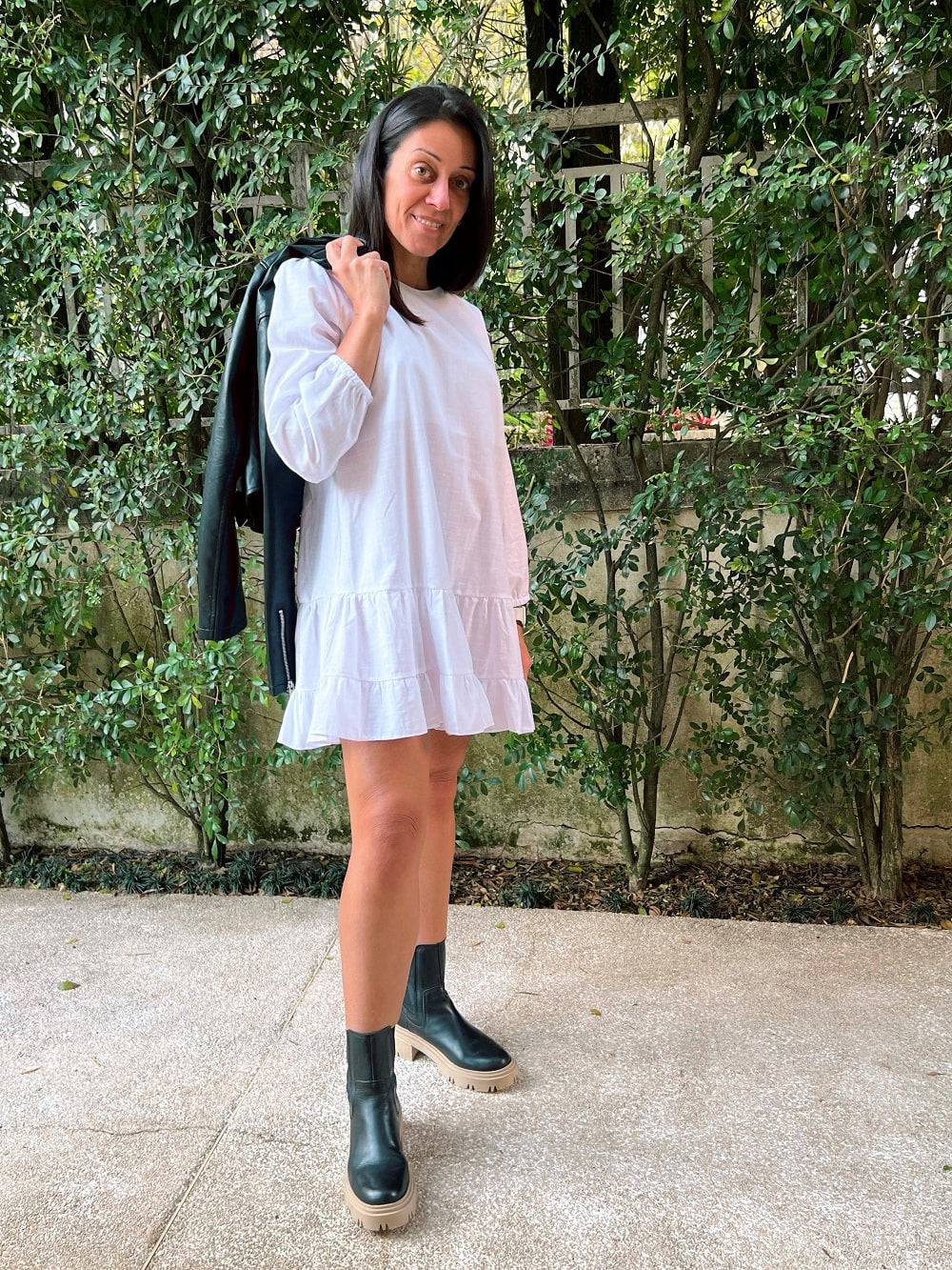 Vestido curto manga longa Bainema - Basic Beach - foto 7