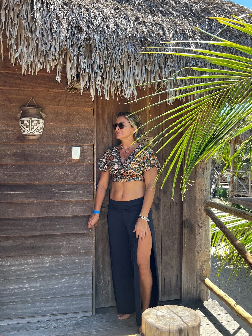 Calça Pantalona fendas Dhigurah - Basic Beach - foto 12