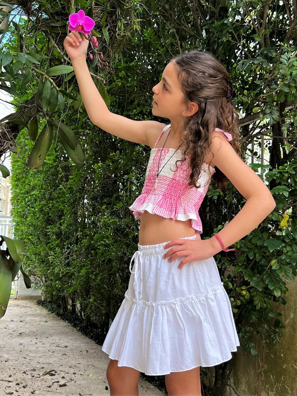 Saia curta infantil Little Bay - Basic Beach