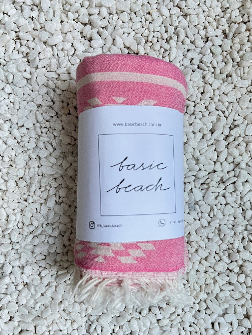 Toalha Turca Premium Stone town -pink