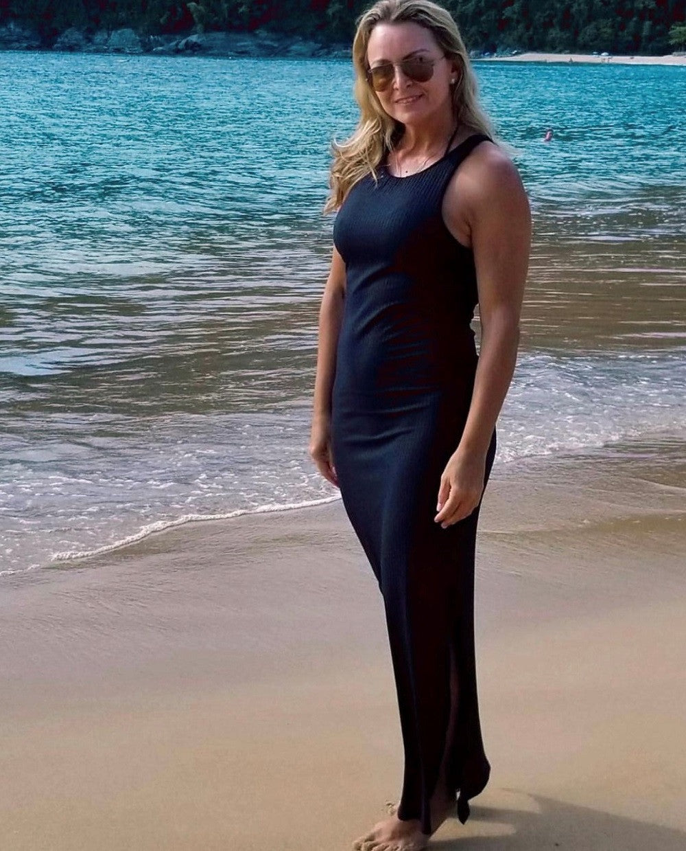 Vestido Nadador canelado Columbus Isle - Basic Beach - foto 2