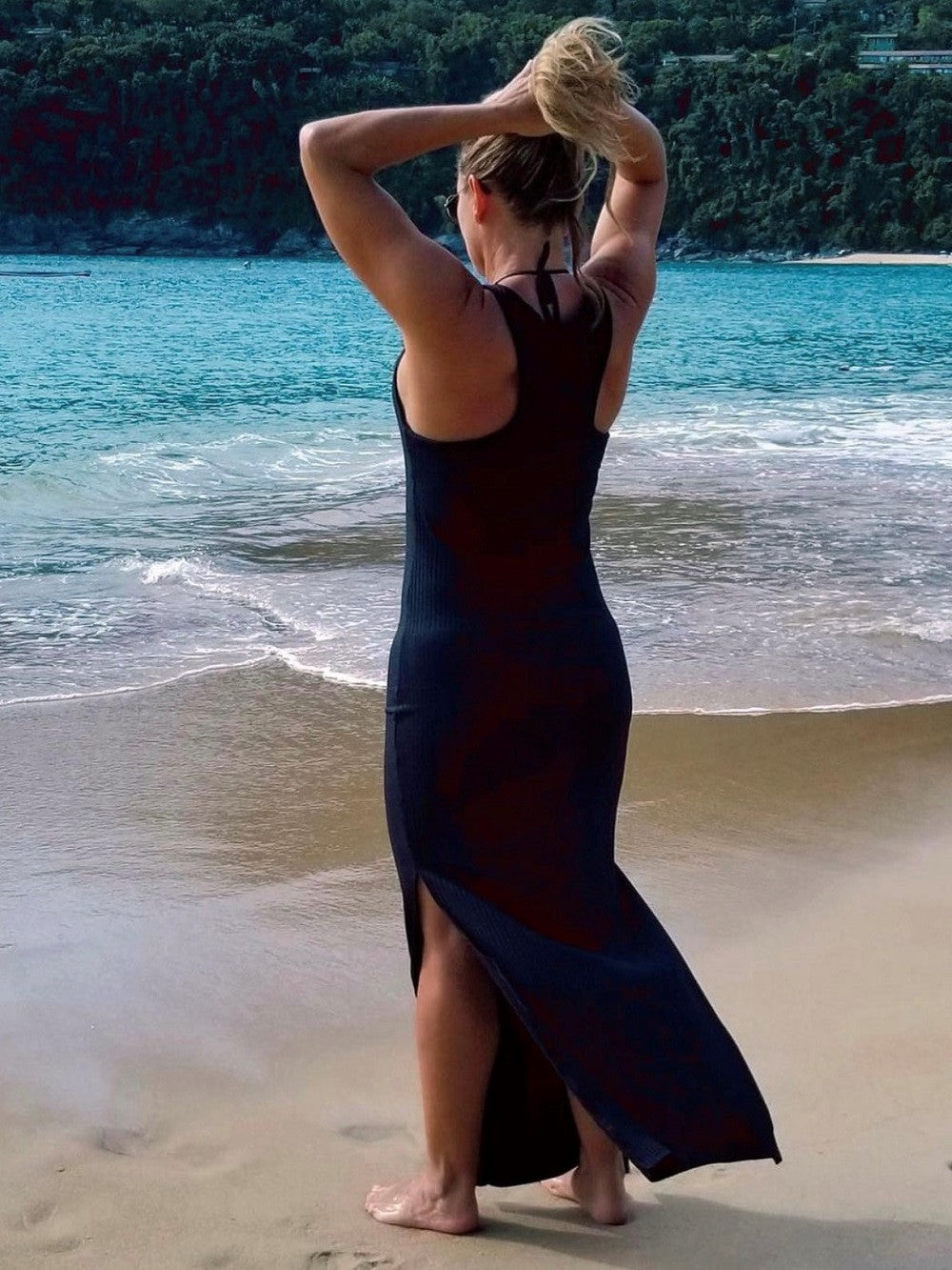 Vestido Nadador canelado Columbus Isle - Basic Beach